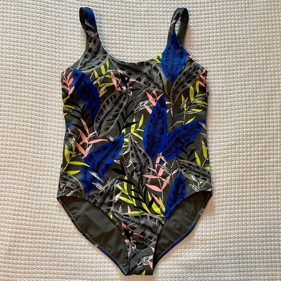 Athleta Tropical One Piece Swimsuit Size Large - Picture 4 of 12